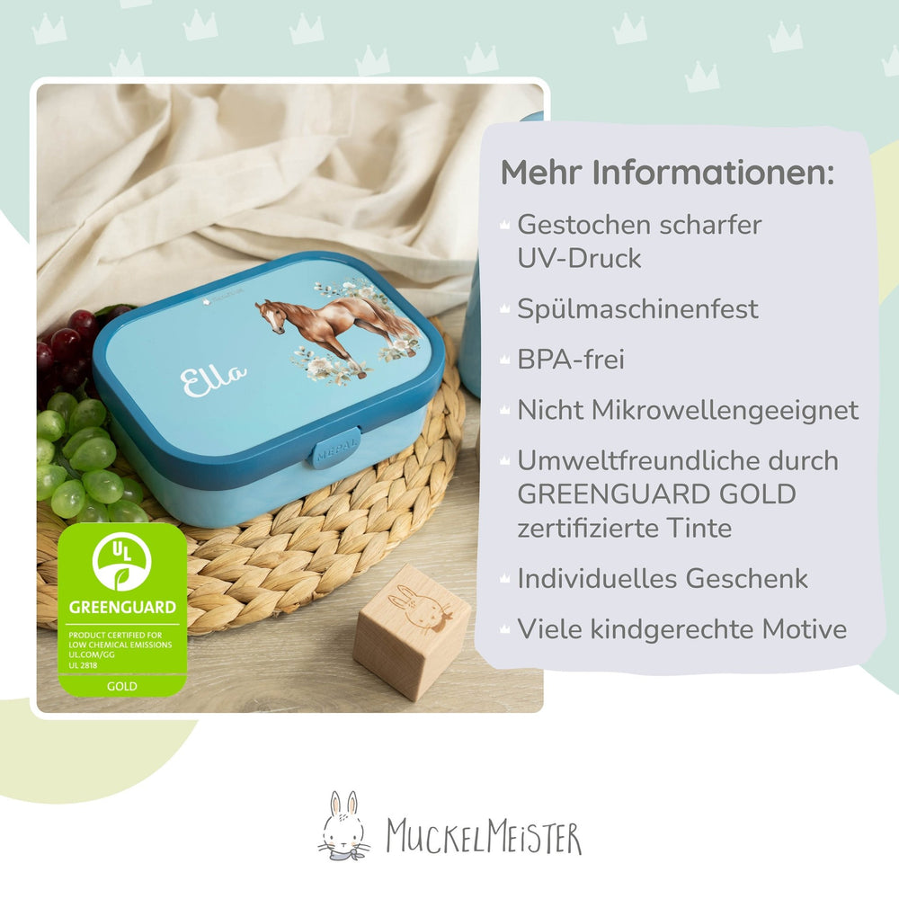 Mepal Brotdose Personalisiert - Campus - Pferd 