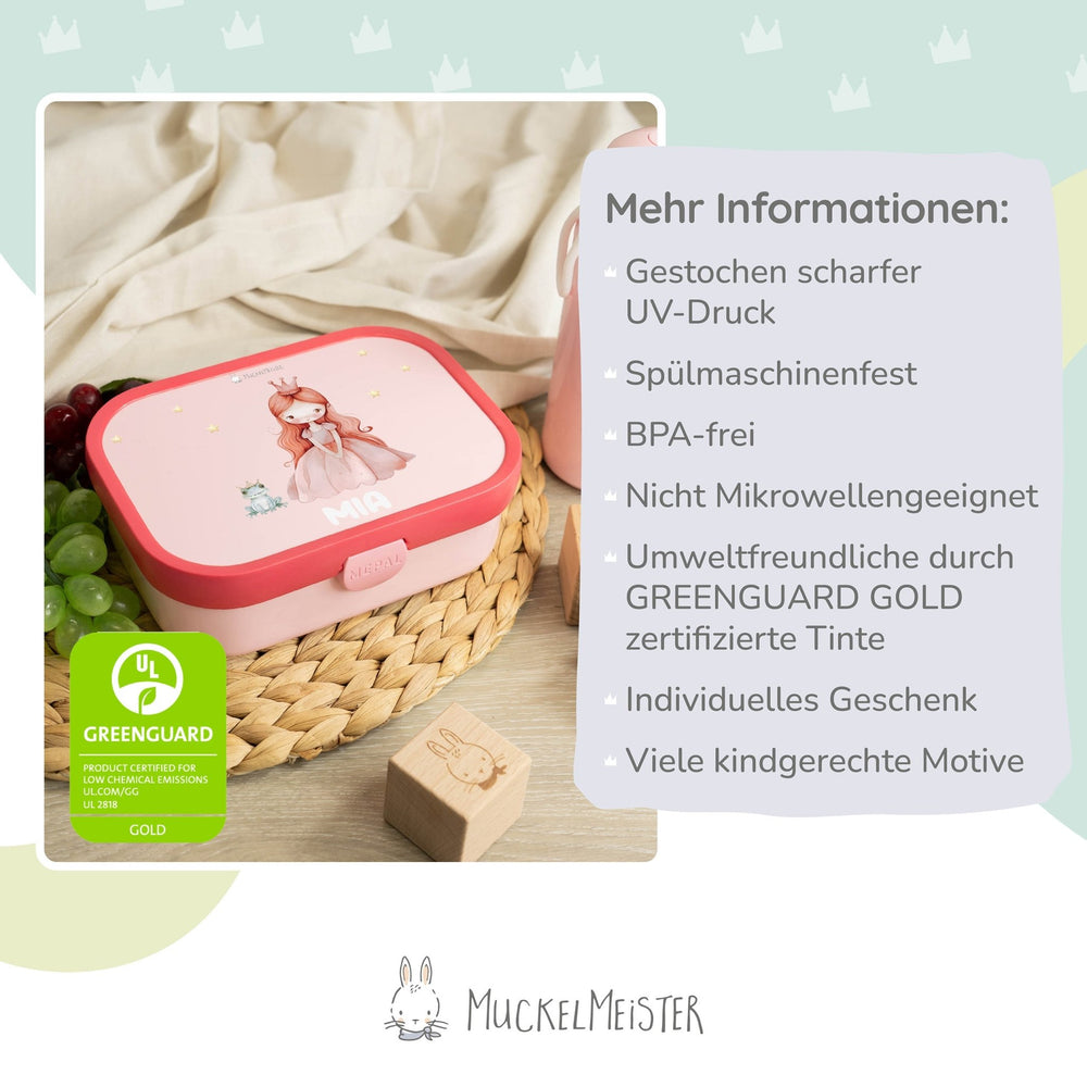 Mepal Brotdose Personalisiert - Campus - Prinzessin - Muckelmeister