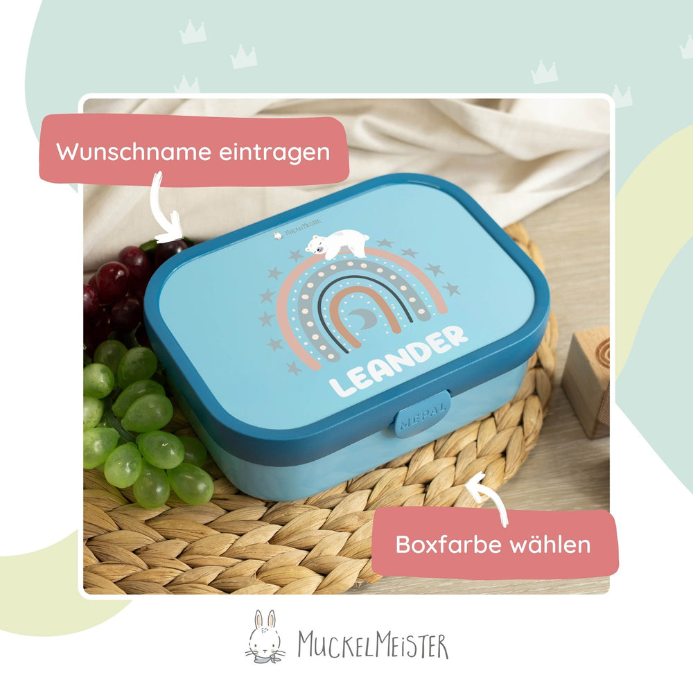 Mepal Brotdose Personalisiert - Campus - Regenbogen Jungs - Muckelmeister