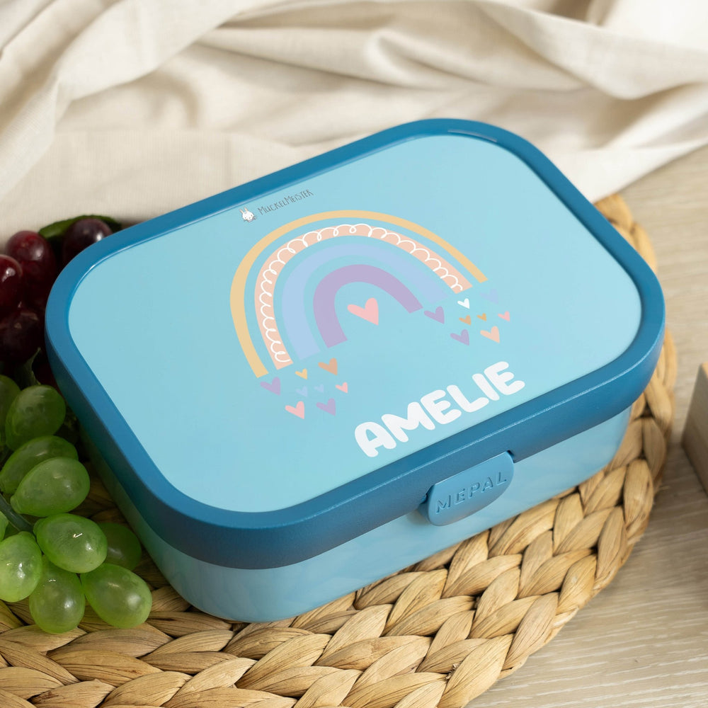 Mepal Brotdose Personalisiert - Campus - Regenbogen Mädchen - Muckelmeister