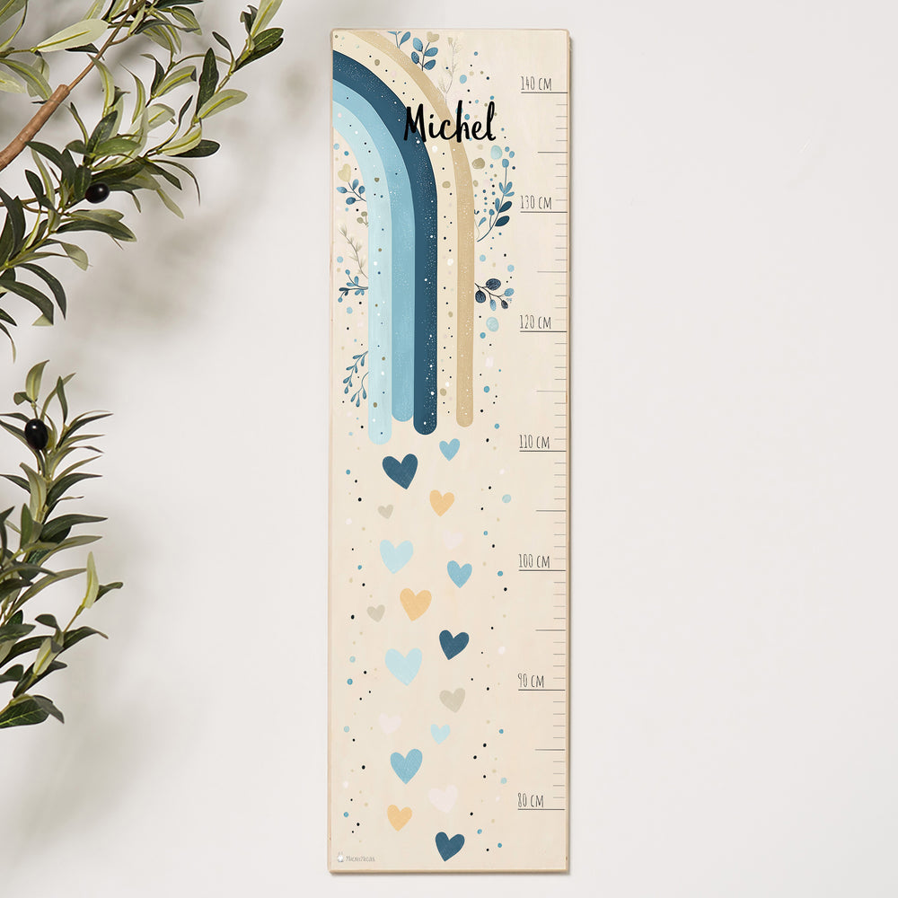 Personalisierte Messlatte + Garderobe 