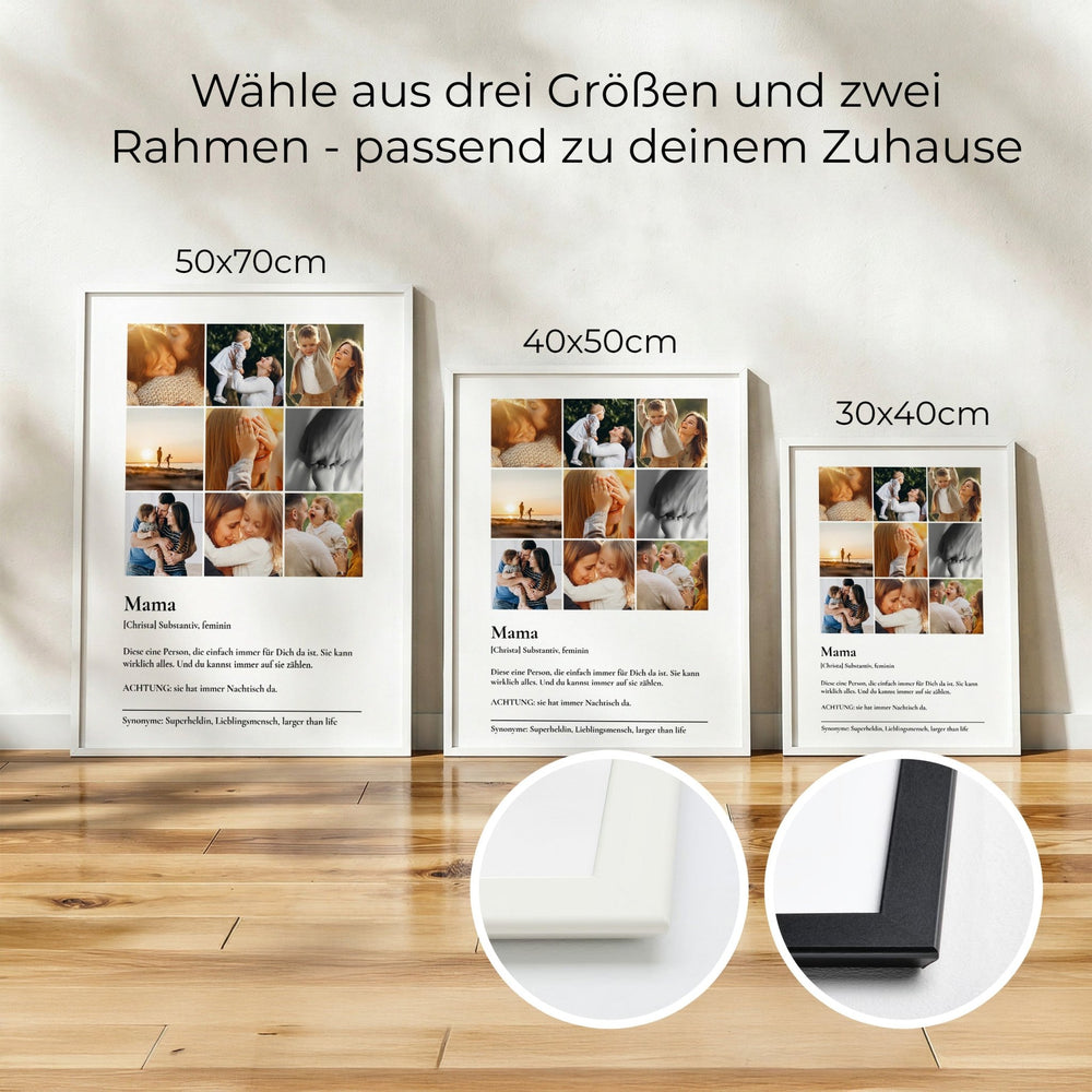 Personalisiertes Fotoposter 