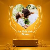 Personalisiertes Foto Acryl-Licht "Hands" - Muckelmeister