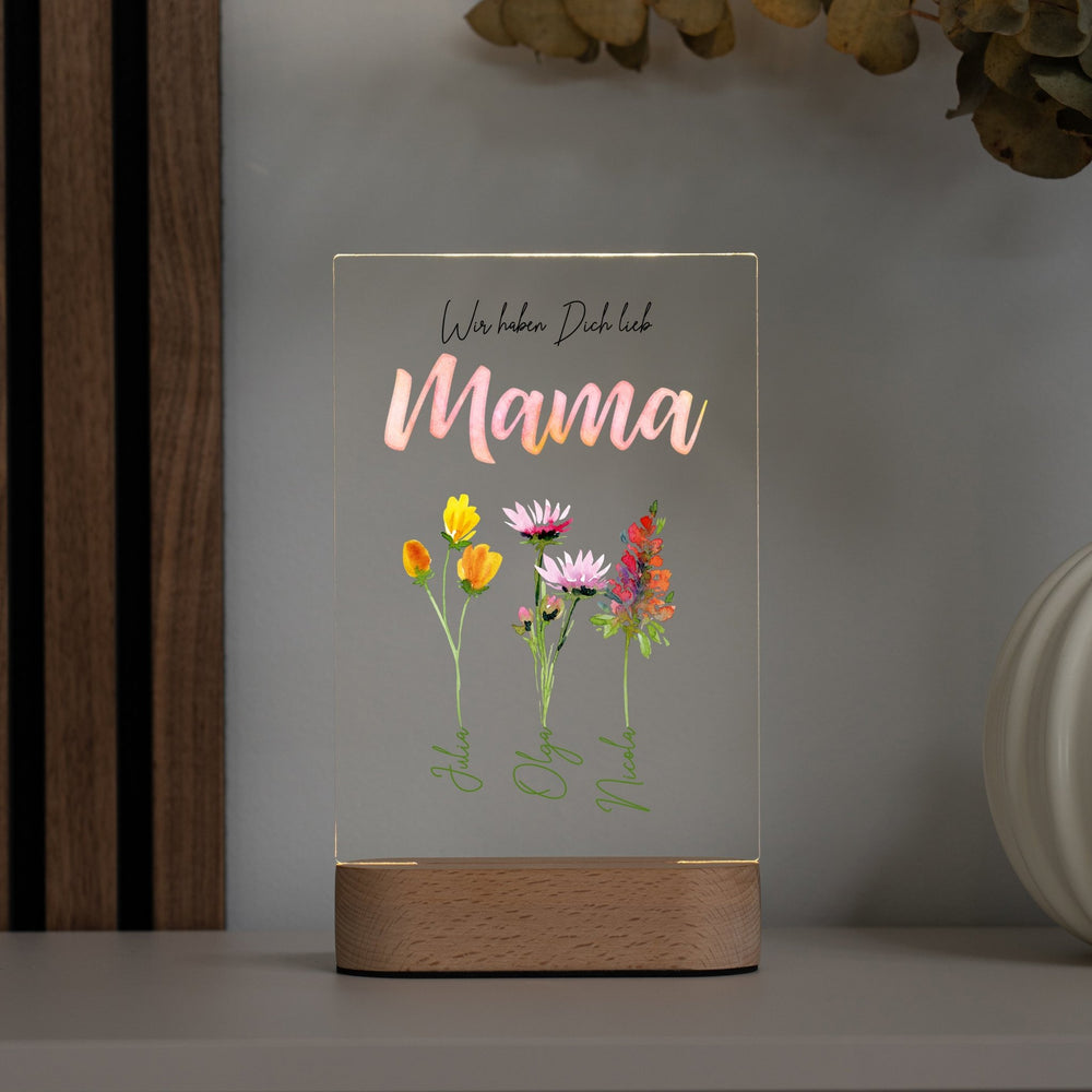 Personalisiertes Acryl-Licht 
