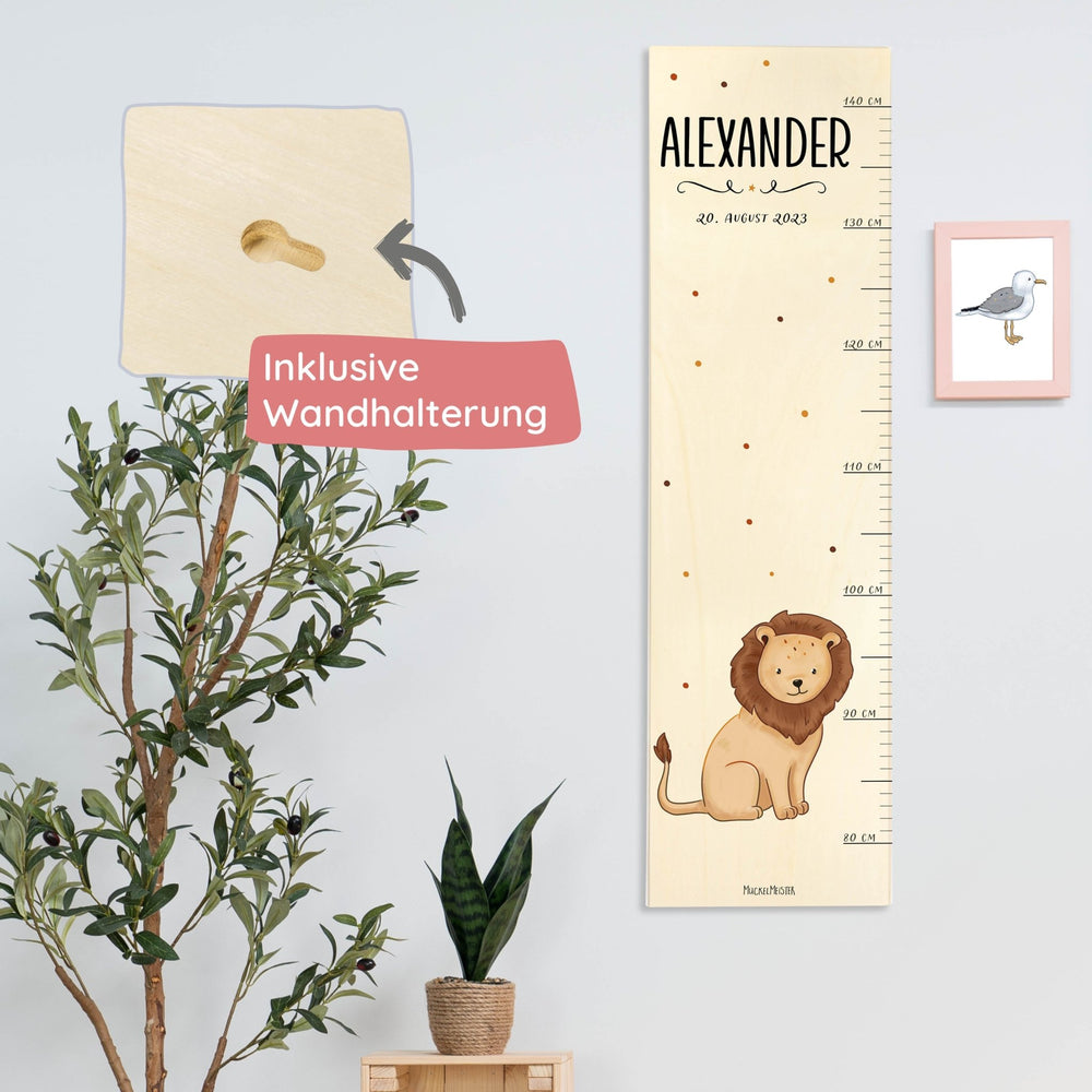 Personalisierte Messlatte + Garderobe 