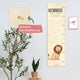 Personalisierte Messlatte + Garderobe 