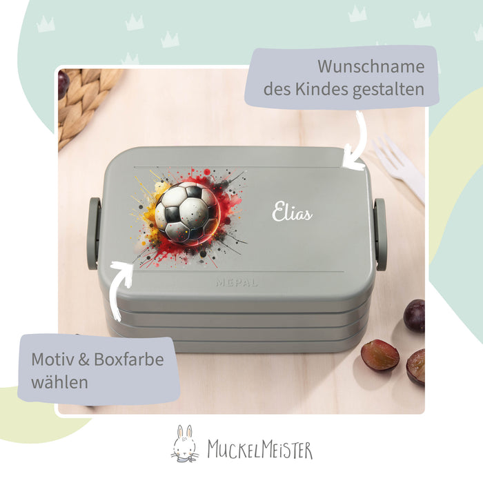 Mepal Brotdose Personalisiert - Take a Break - Fußball
