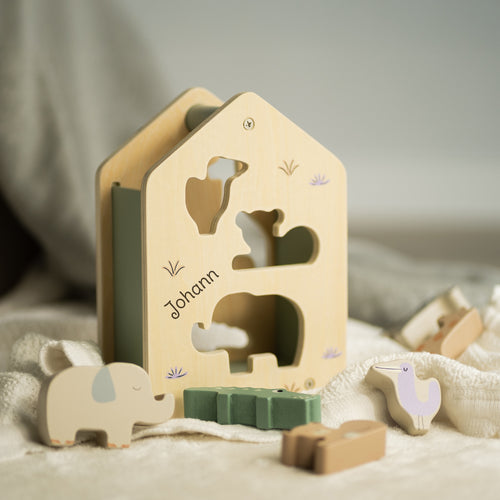 Holz-Sortierbox - Jungle Jambo - ab 1 Jahr