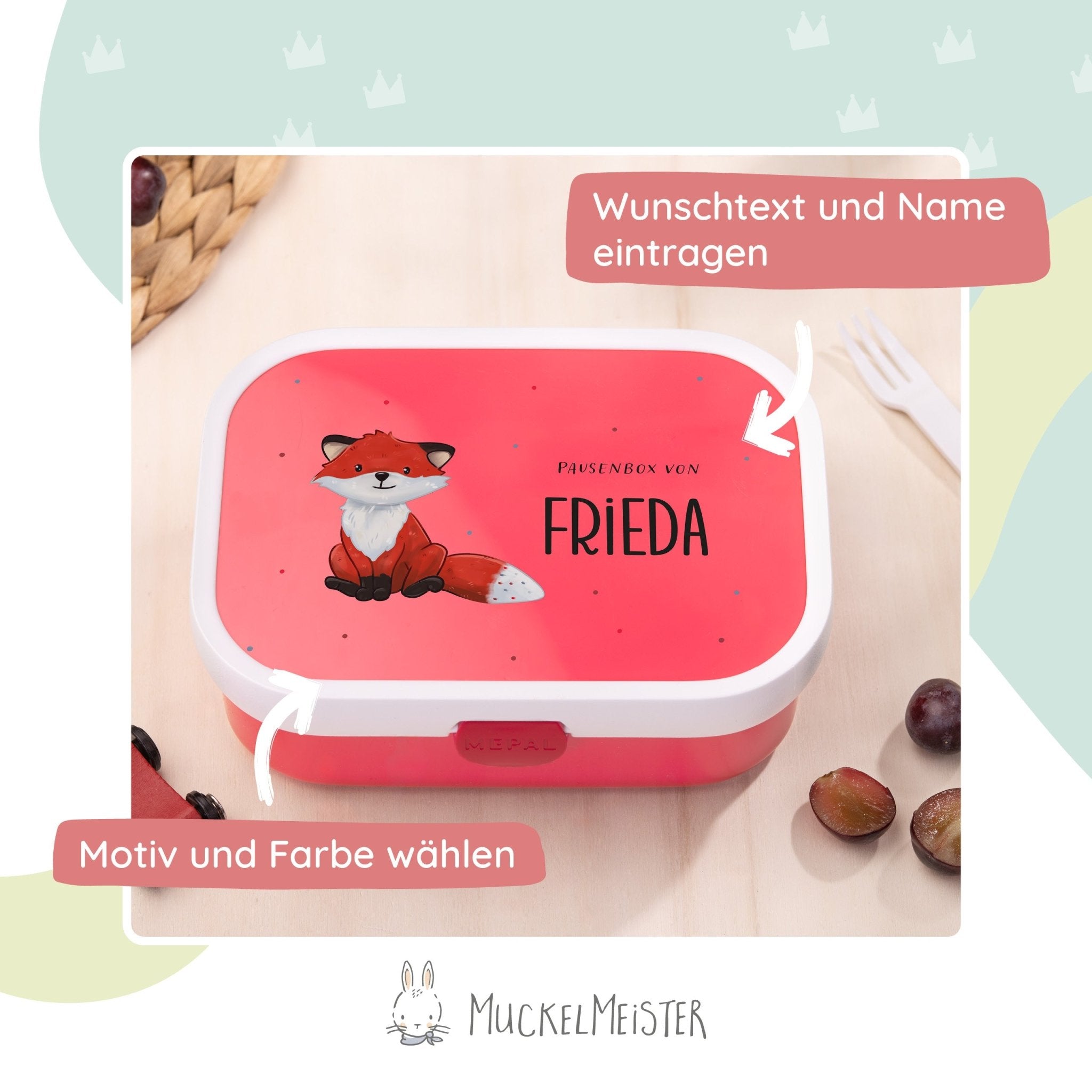 Mepal Brotdose Personalisiert - Campus - Muckelfreunde