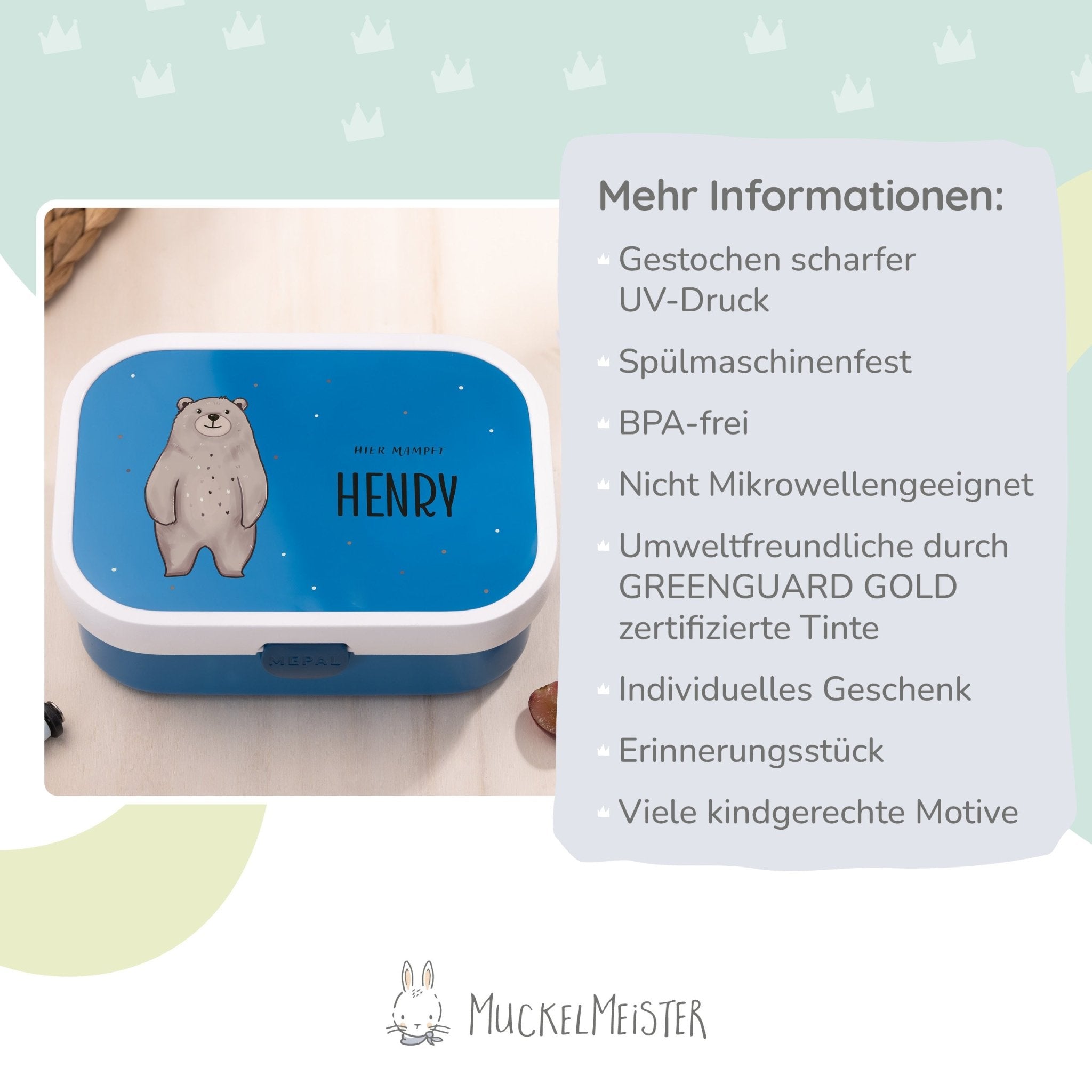 Mepal Brotdose Personalisiert - Campus - Muckelfreunde