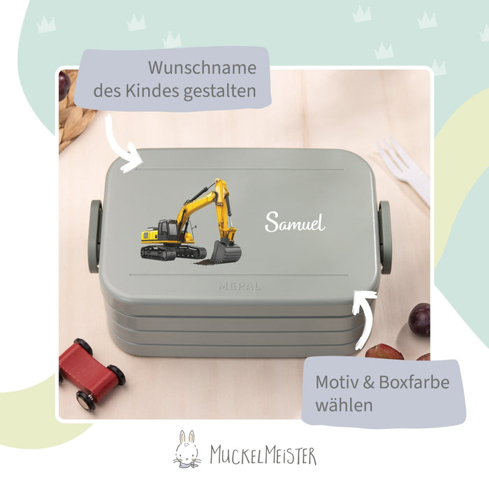 Mepal Brotdose Personalisiert - Take a Break - Bagger