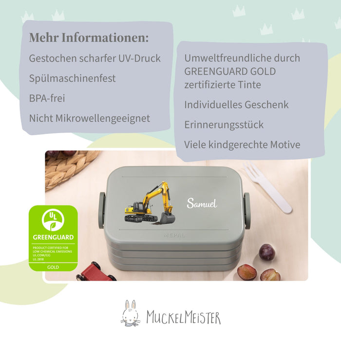 Mepal Brotdose Personalisiert - Take a Break - Bagger