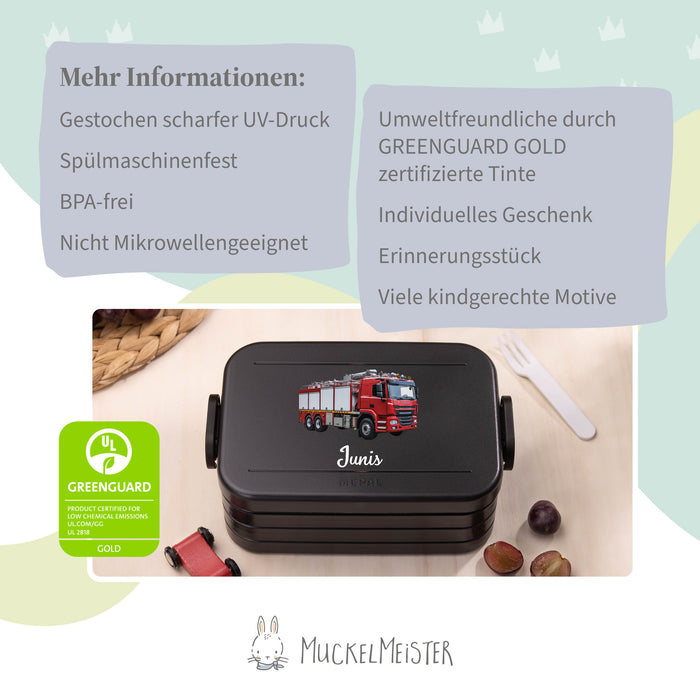 Mepal Brotdose Personalisiert - Take a Break - Feuerwehr