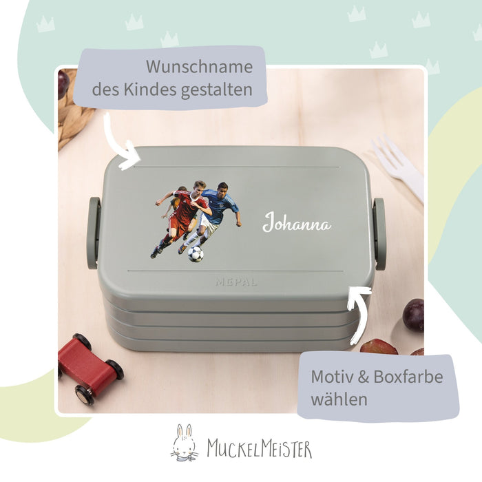 Mepal Brotdose Personalisiert - Take a Break - Fußballer