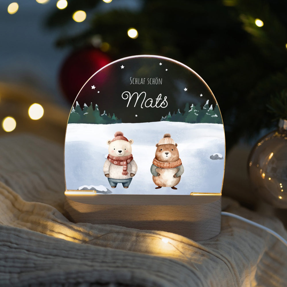 LED Nachtlicht Kinder personalisiert - 