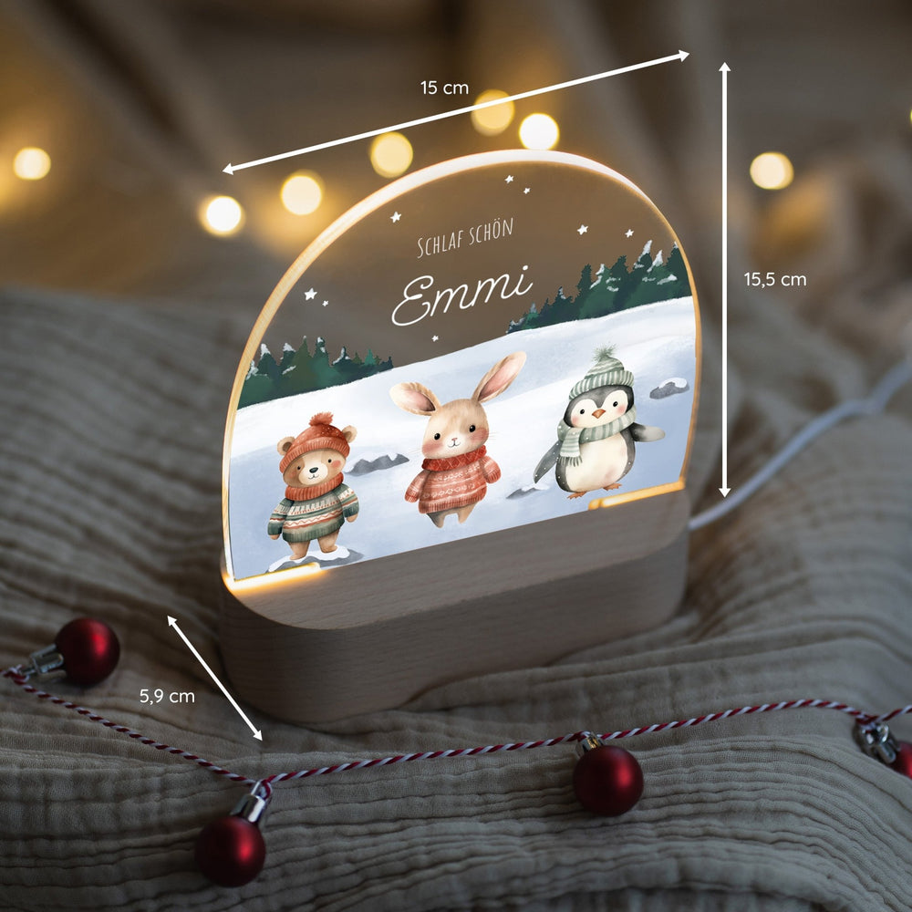 LED Nachtlicht Kinder personalisiert - 