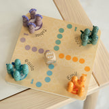 Ludo "Dino" - Brettspiel aus Holz für Kinder - Muckelmeister