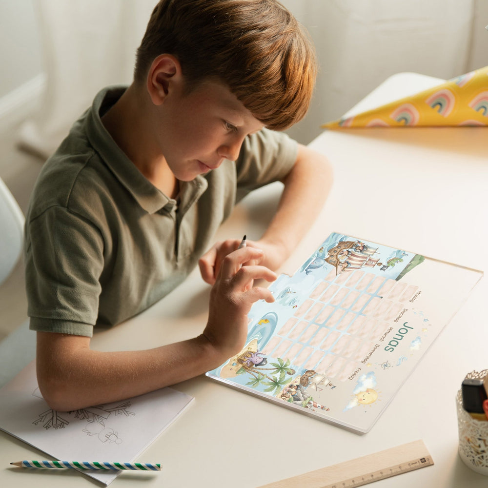 Stundenplan abwischbar personalisiert - 