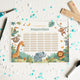 Stundenplan abwischbar personalisiert - 