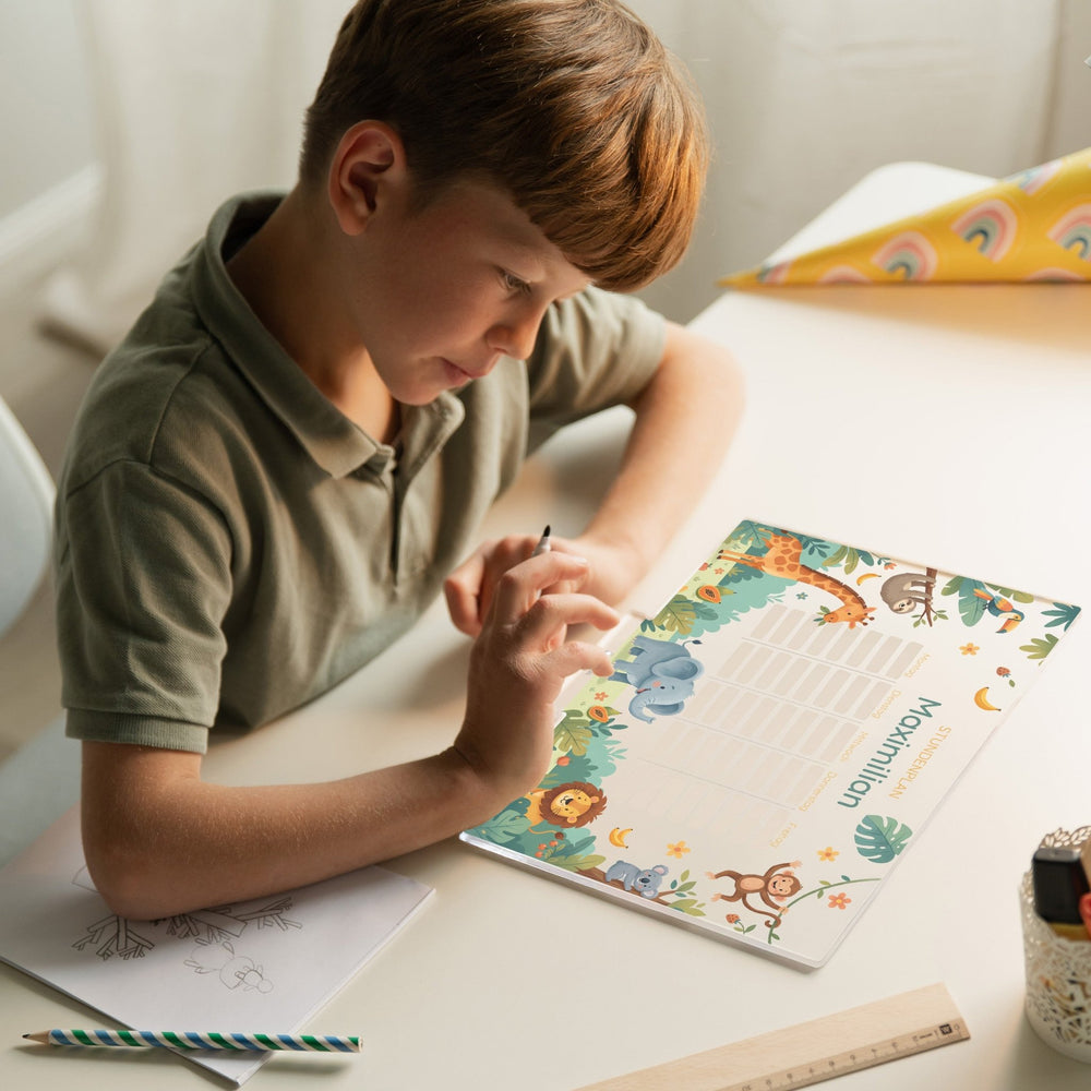 Stundenplan abwischbar personalisiert - 