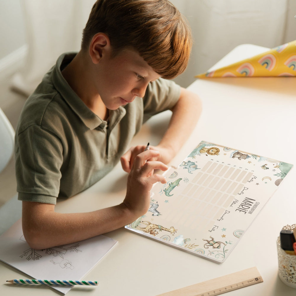 Stundenplan abwischbar personalisiert - 