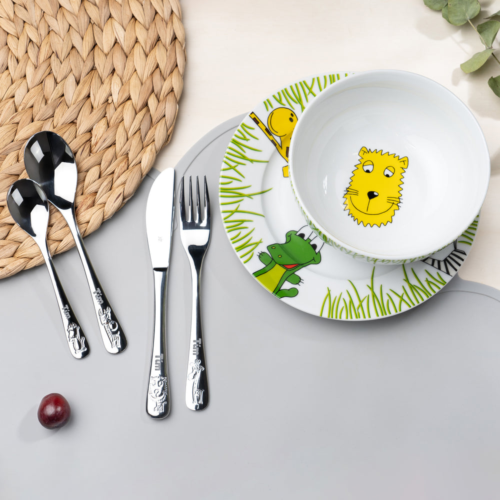 WMF Kindergeschirr Set Personalisiert 6-Teilig Safari Motiv - Muckelmeister