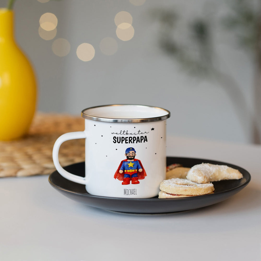 Personalisierte Emaille Tasse - 