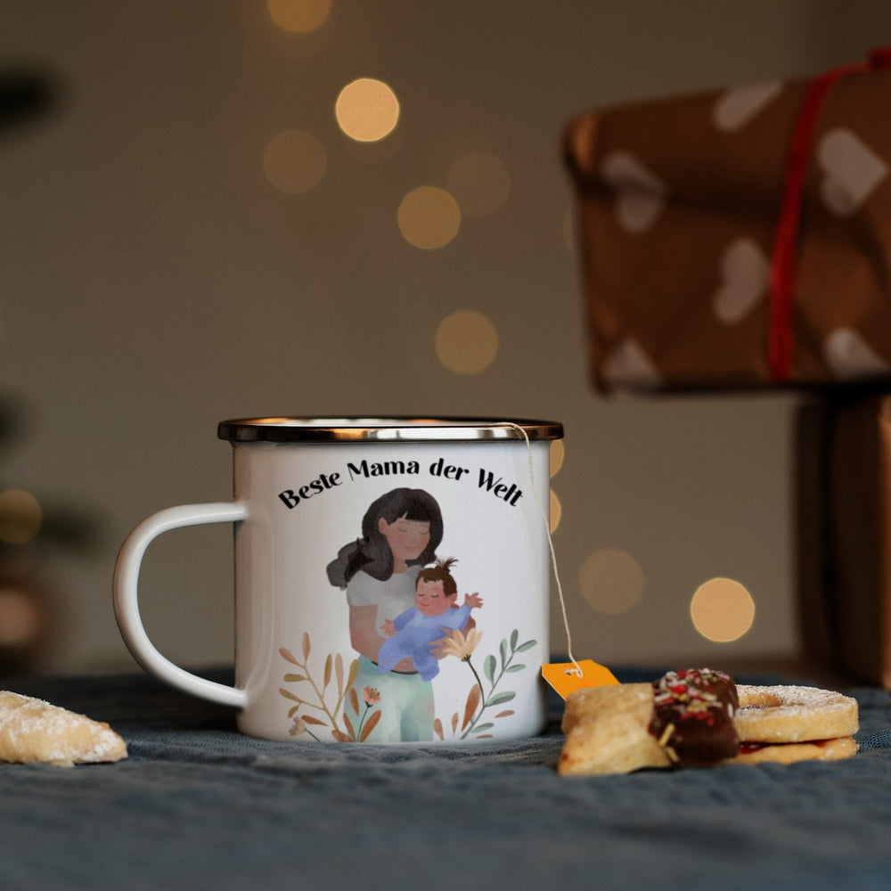 Personalisierte Emallie Tasse - 