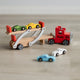 Autotransporter Spielzeug Holz mit Personalisierung - Rot - Muckelmeister