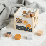 Sortierbox "Fußabdruck" aus Holz - Muckelmeister