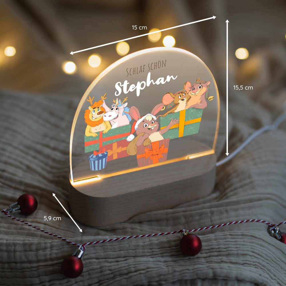 LED Nachtlicht Kinder personalisiert - 