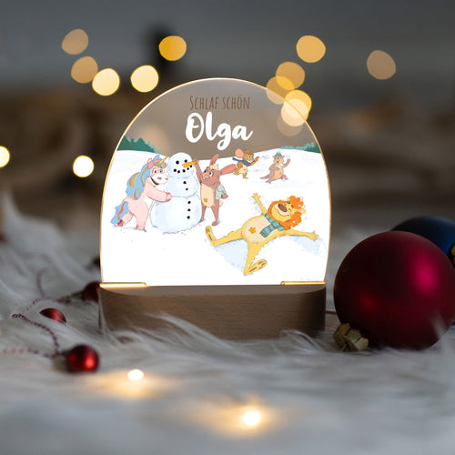 LED Nachtlicht Kinder personalisiert - 
