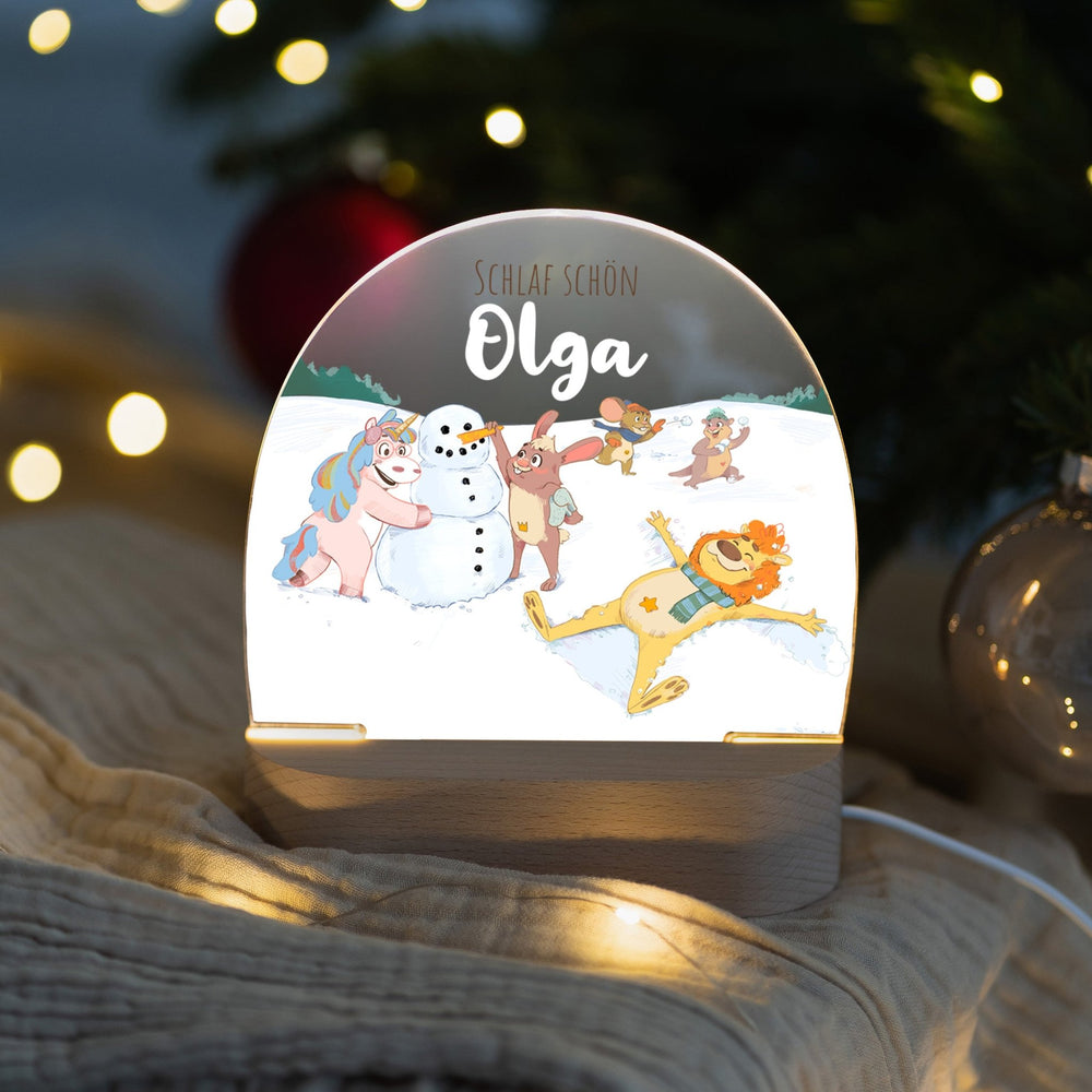 LED Nachtlicht Kinder personalisiert - 