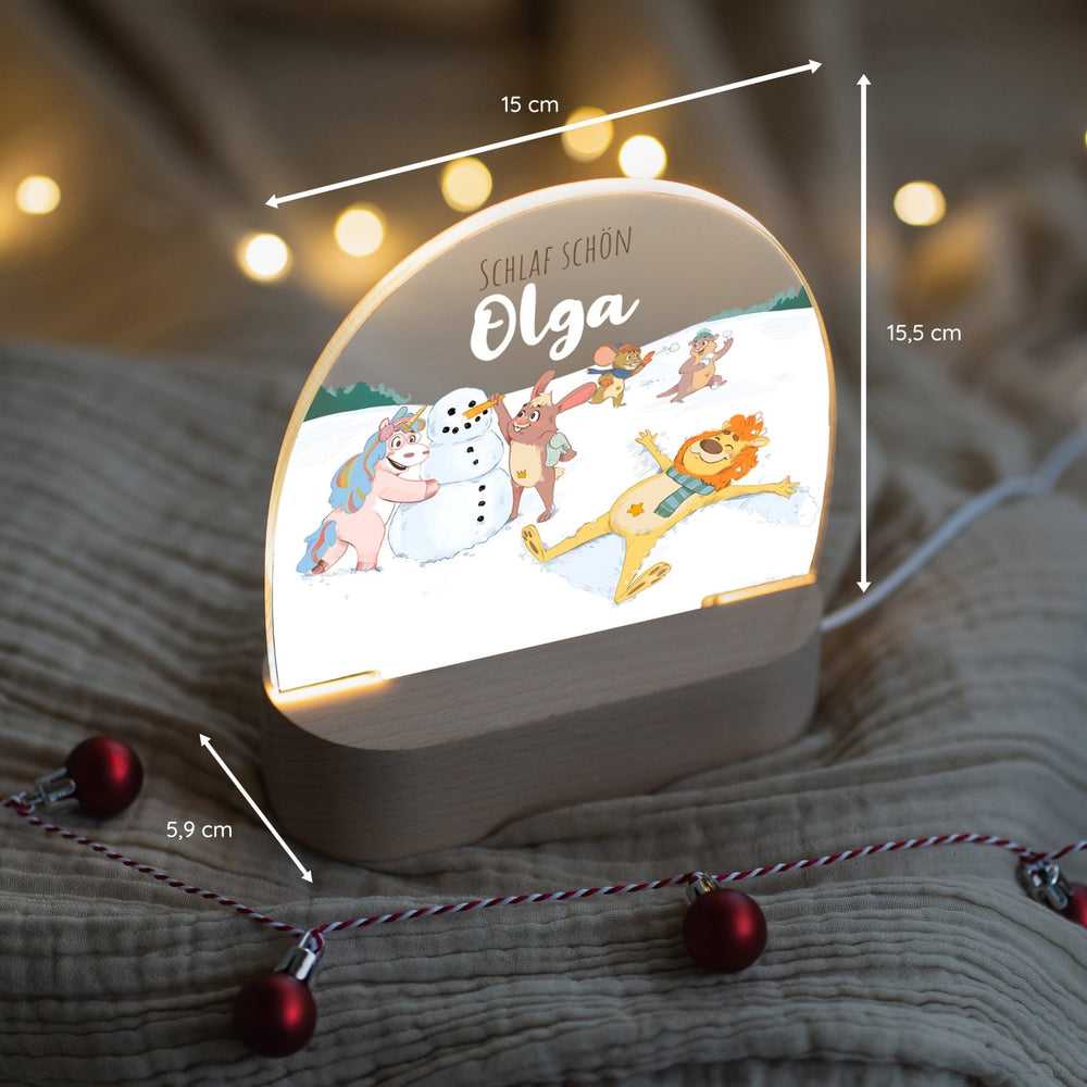 LED Nachtlicht Kinder personalisiert - 