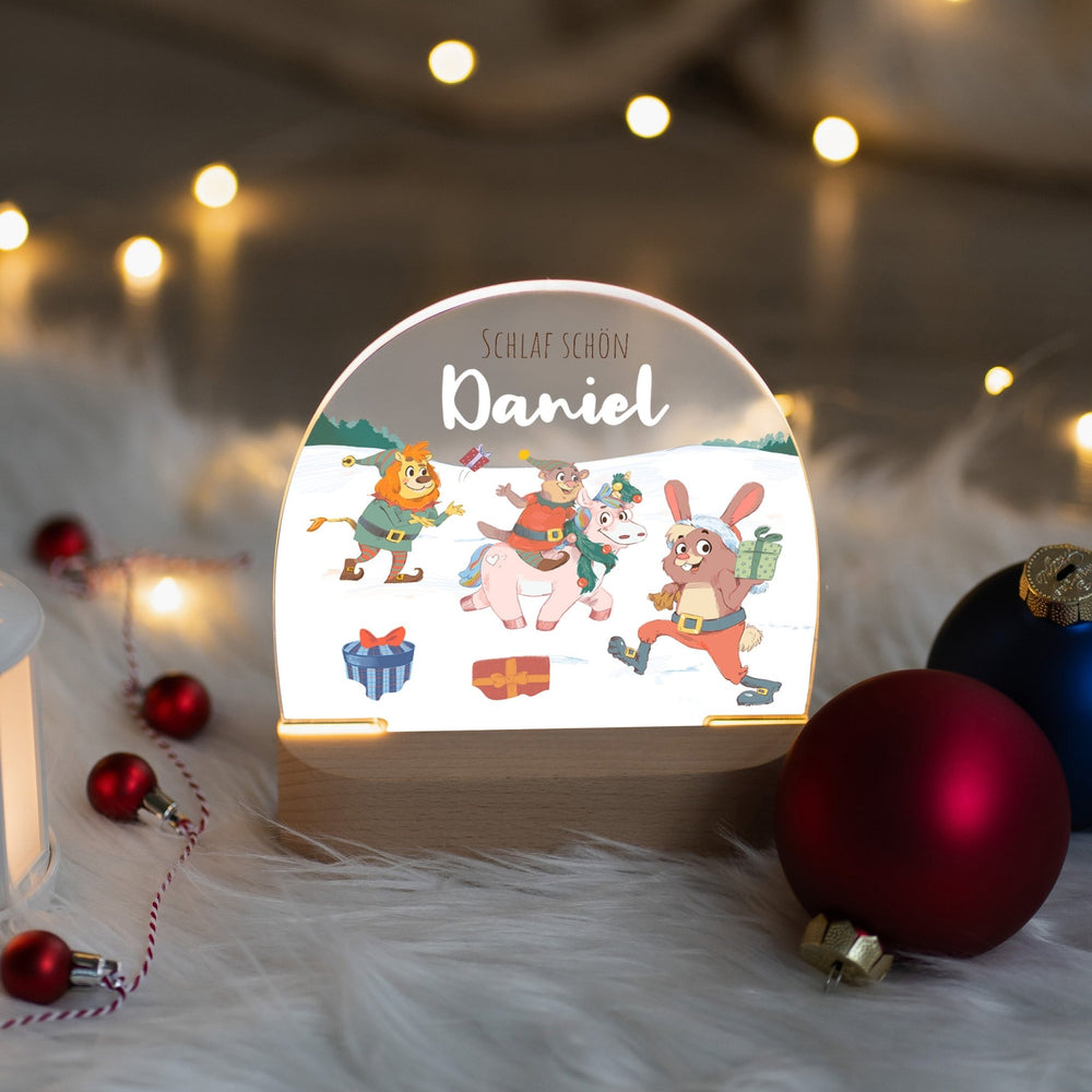 LED Nachtlicht Kinder personalisiert - 