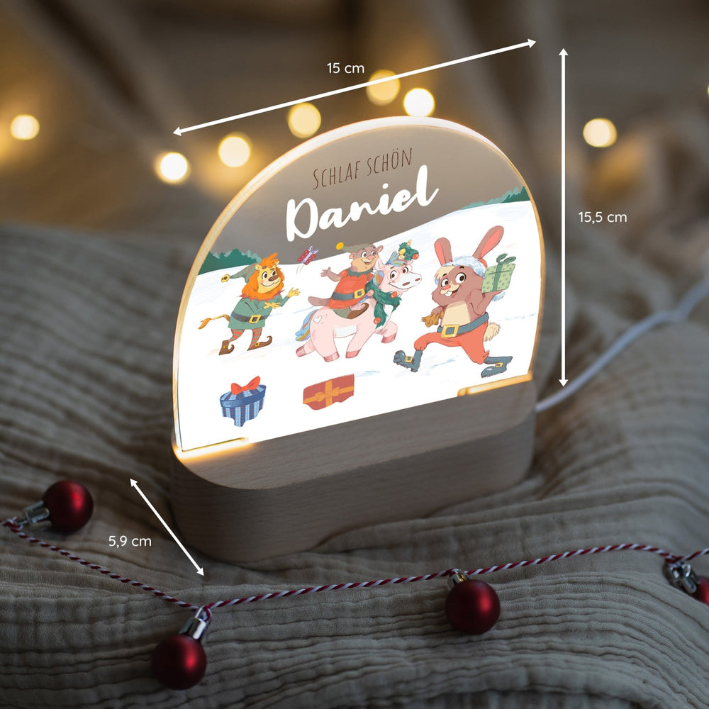 LED Nachtlicht Kinder personalisiert - 