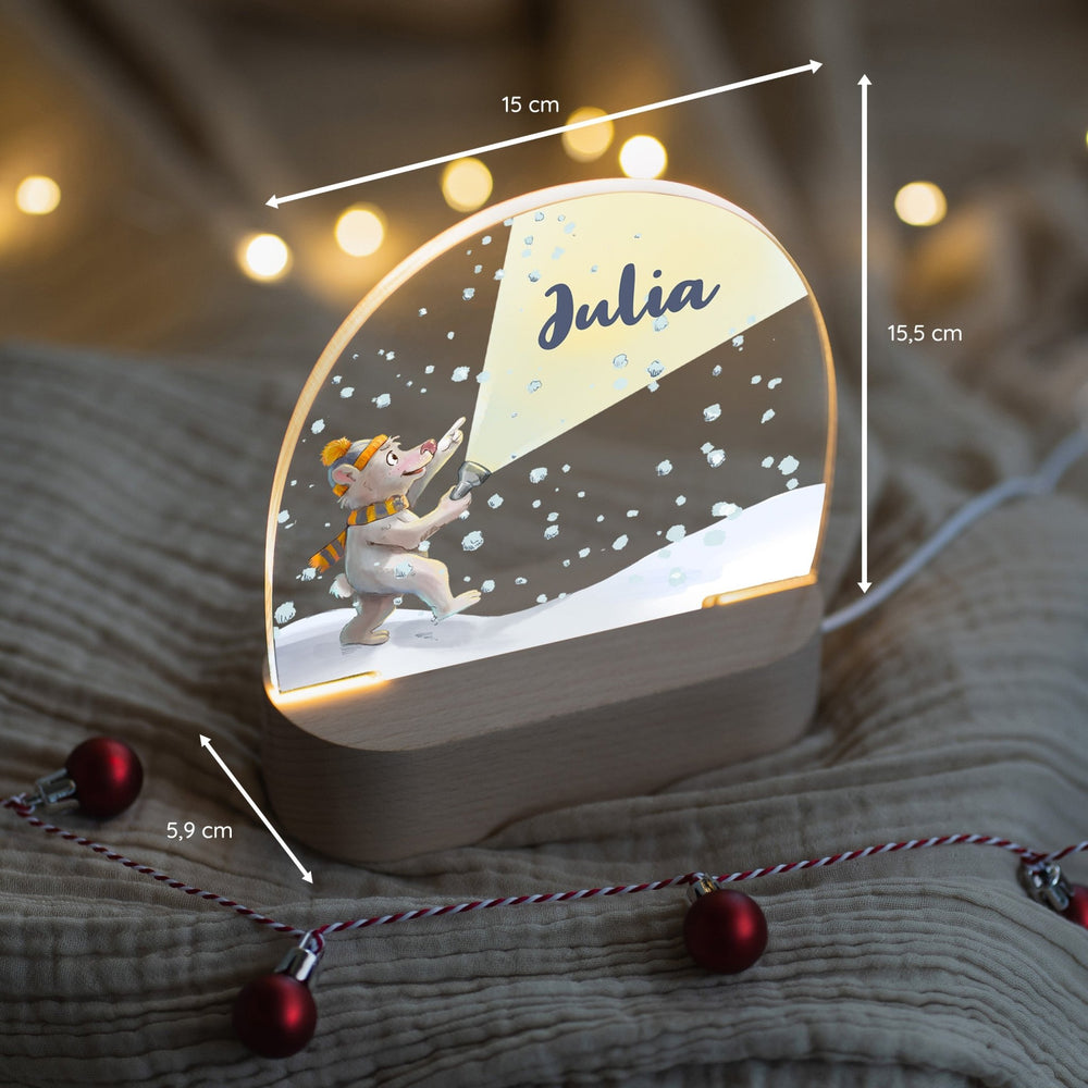 LED Nachtlicht Kinder personalisiert - 