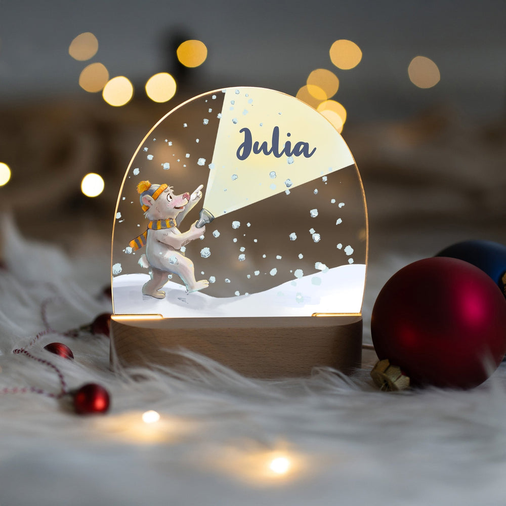 LED Nachtlicht Kinder personalisiert - 