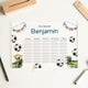 Stundenplan abwischbar personalisiert - Fussballplatz - Muckelmeister