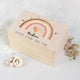 Erinnerungsbox Baby - Regenbogen rosa Herzen - Muckelmeister