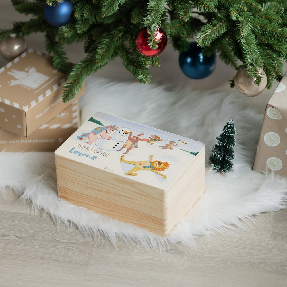 Weihnachtskiste personalisiert - 