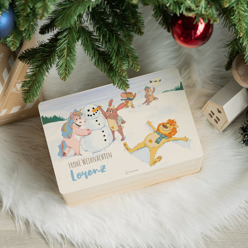 Weihnachtskiste personalisiert - 