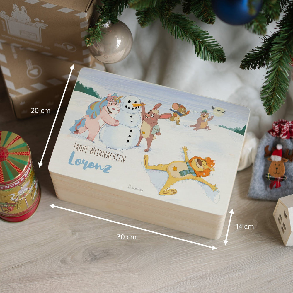 Weihnachtskiste personalisiert - 