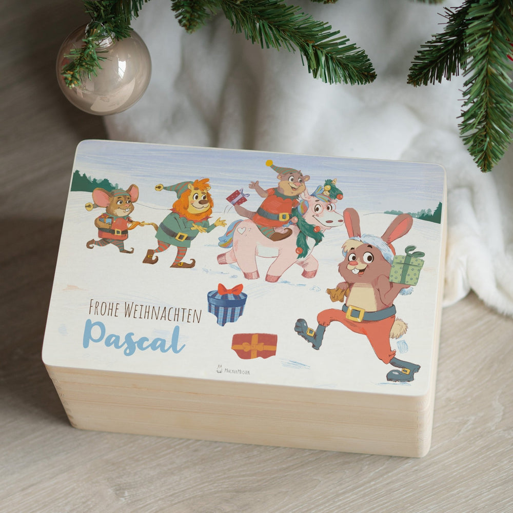 Weihnachtskiste personalisiert - 