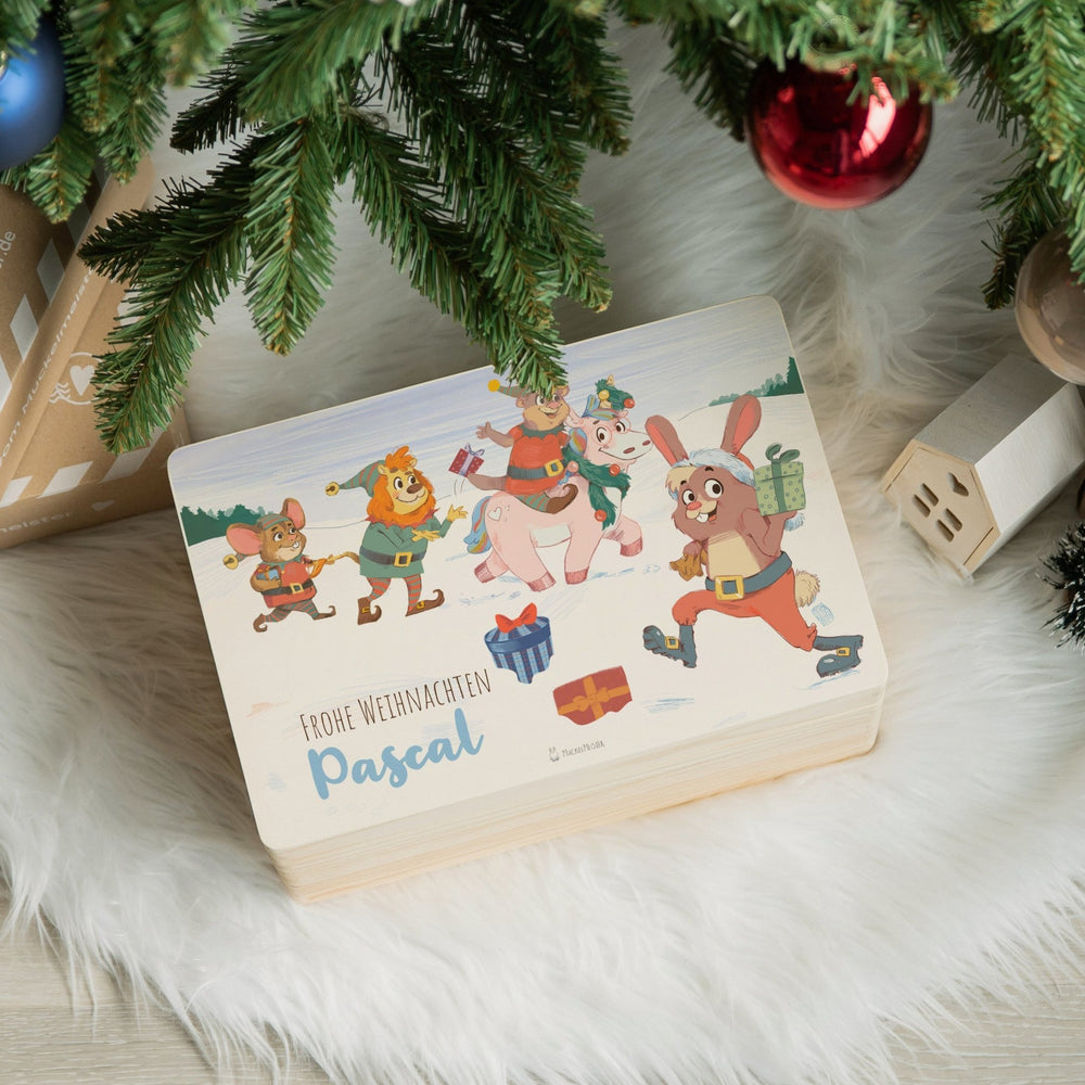 Weihnachtskiste personalisiert - 