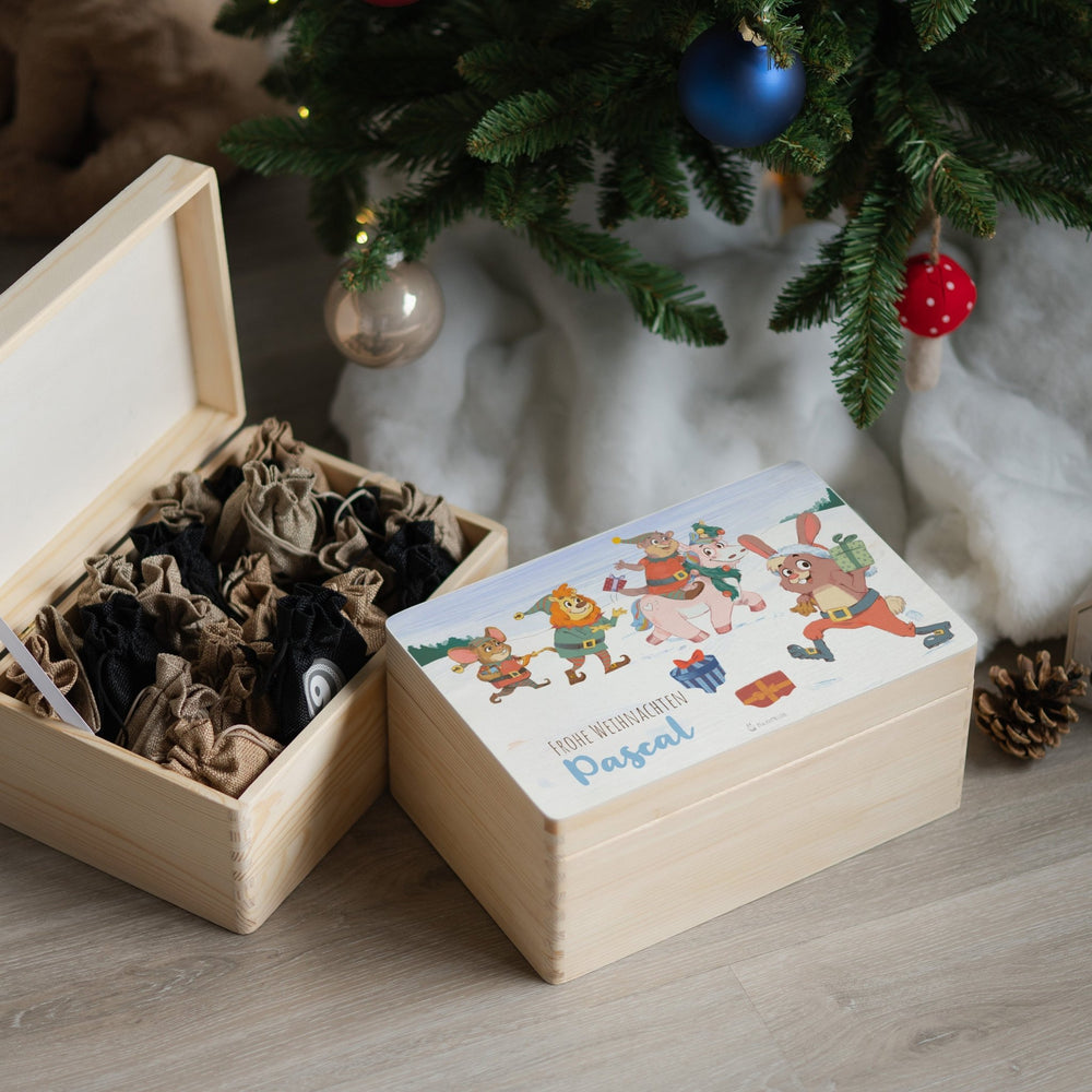 Weihnachtskiste personalisiert - 