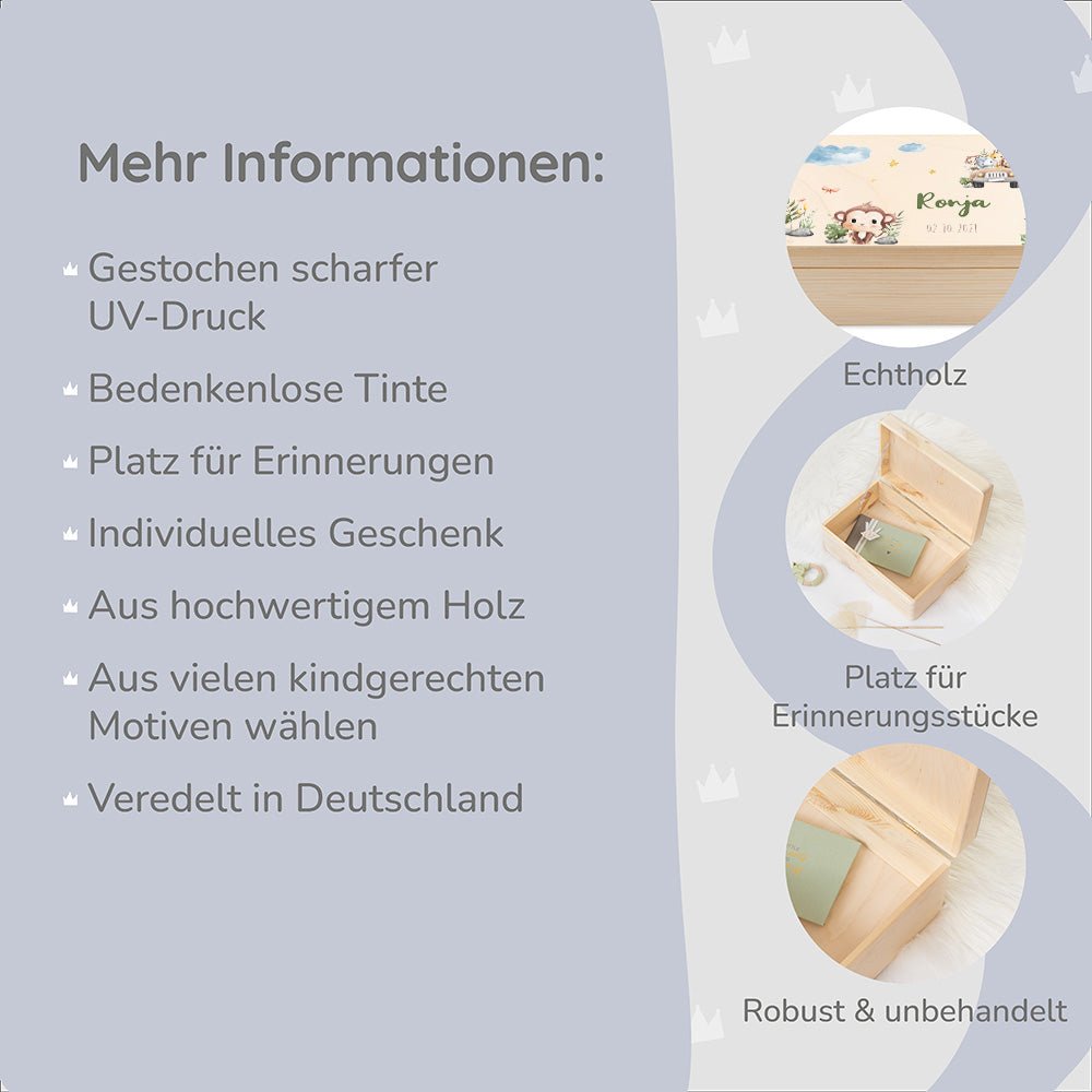 Erinnerungskiste Baby Safari - Muckelmeister