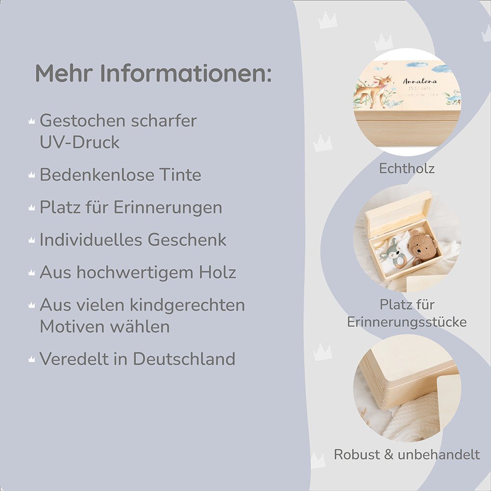 Erinnerungskiste Baby Reh - Muckelmeister