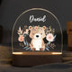 LED Nachtlicht Kinder personalisiert - Boho-Bärchen - Muckelmeister