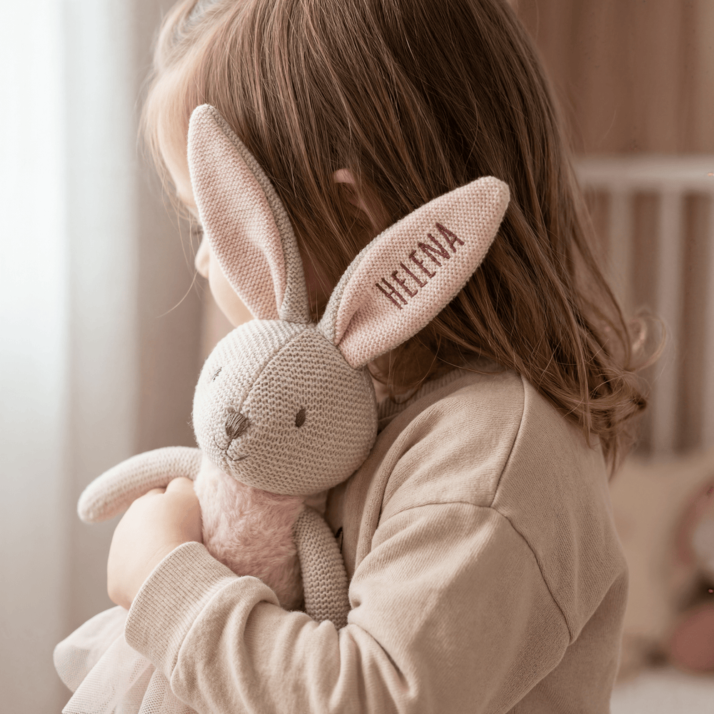Personalisiertes Kuscheltier Hase 